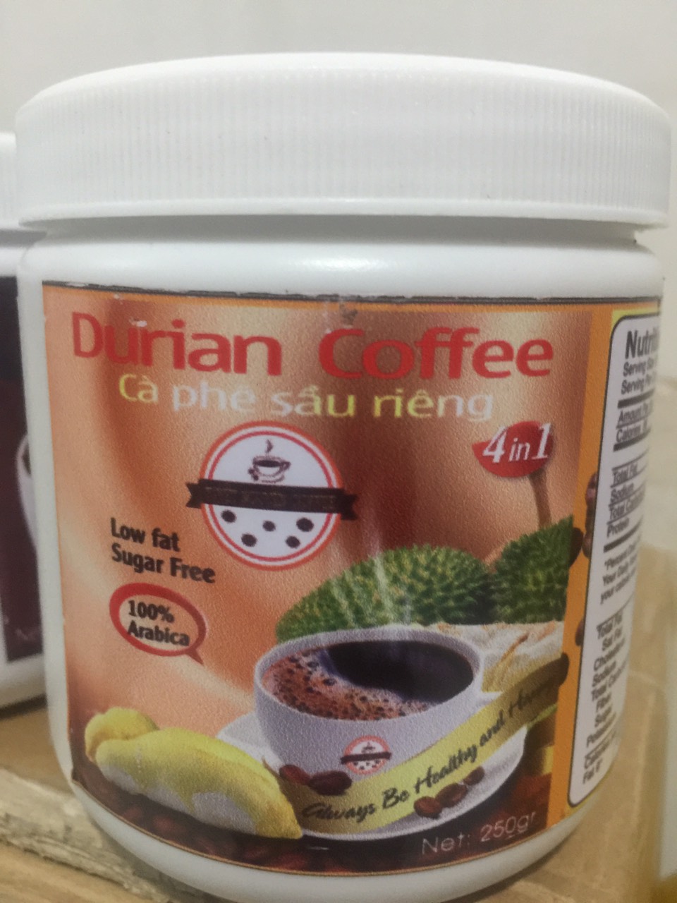 Cà phê Hòa Tan Hương Sầu Riêng